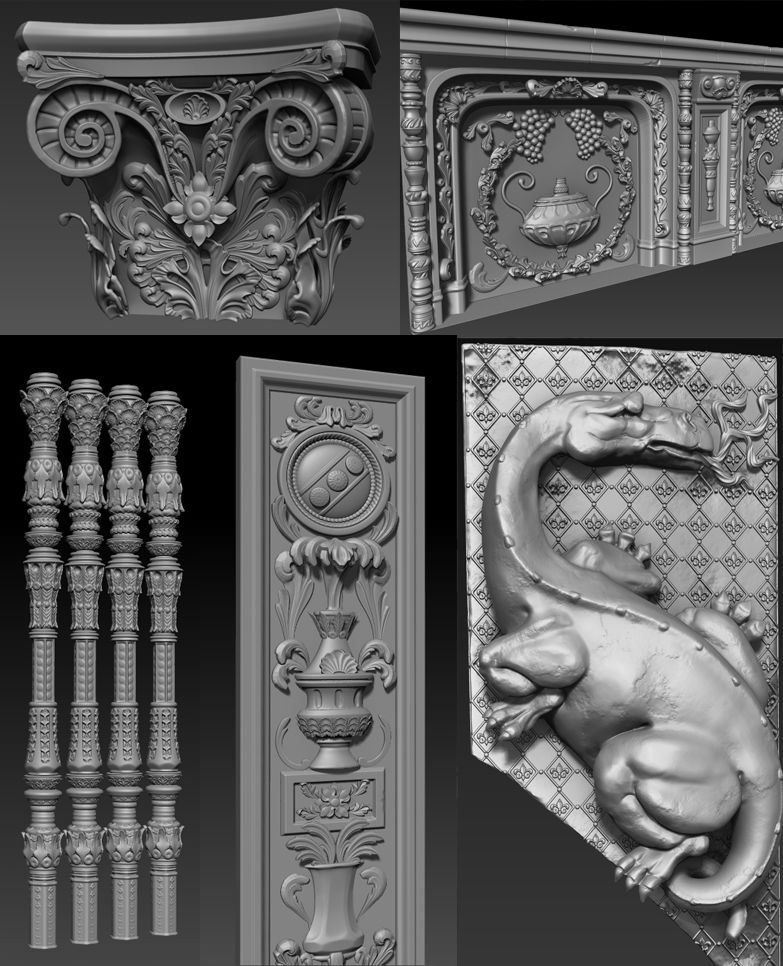 Ornamental sculpts