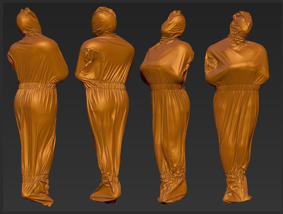 Body bag cloth turnaround
